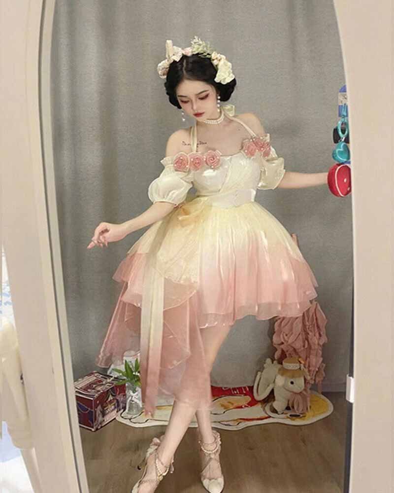 2023 Summer Sweet Lolita Fairy Cosplay Costume Party Dress