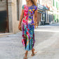 3XL Plus Size Women Floral Print Dress