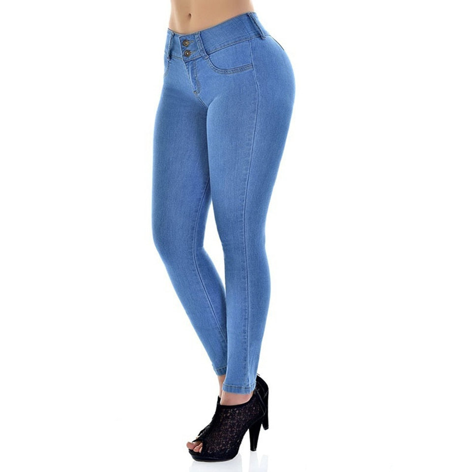 New Plus Size Female Denim Jeans