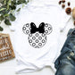 Leopard Cute Mouse Head Printed Lady T Shirt