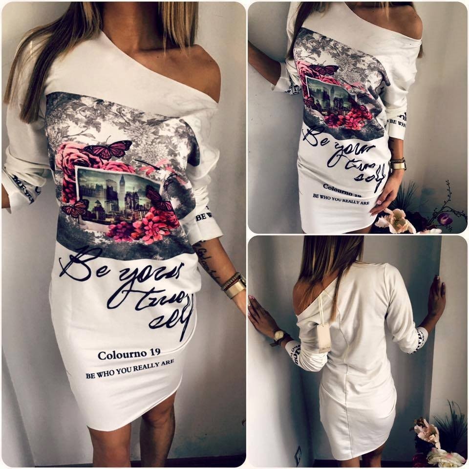Fashion Printed Casual Women Summer Dress