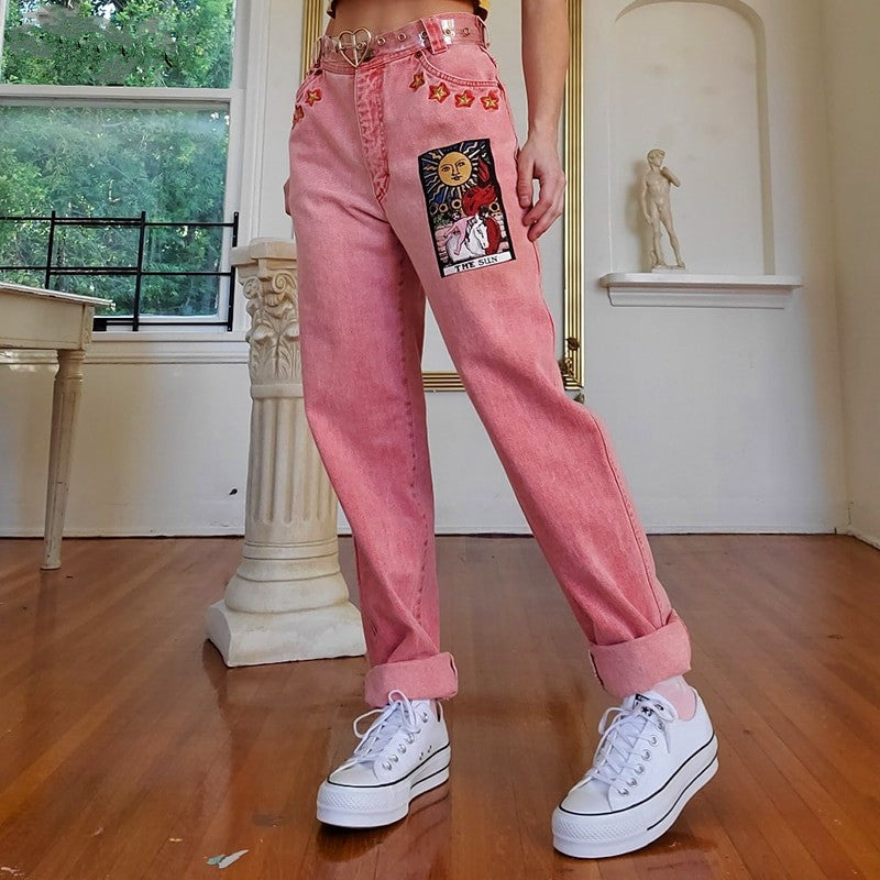 Vintage Pink Women‘s Jeans