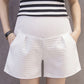 Summer Wear Low-Waisted Denim Pregnancy Shorts