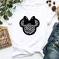 Leopard Cute Mouse Head Printed Lady T Shirt