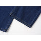 Blue High Waist Straight Vintage Baggy Streetwear Jeans