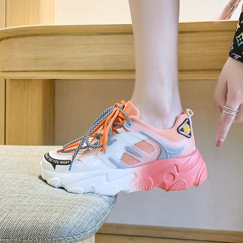 Chunky Breathable Running Sneakers