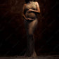 Maternity Photography Sexy Shiny Rhinestone Goddess Bodysuit Gown
