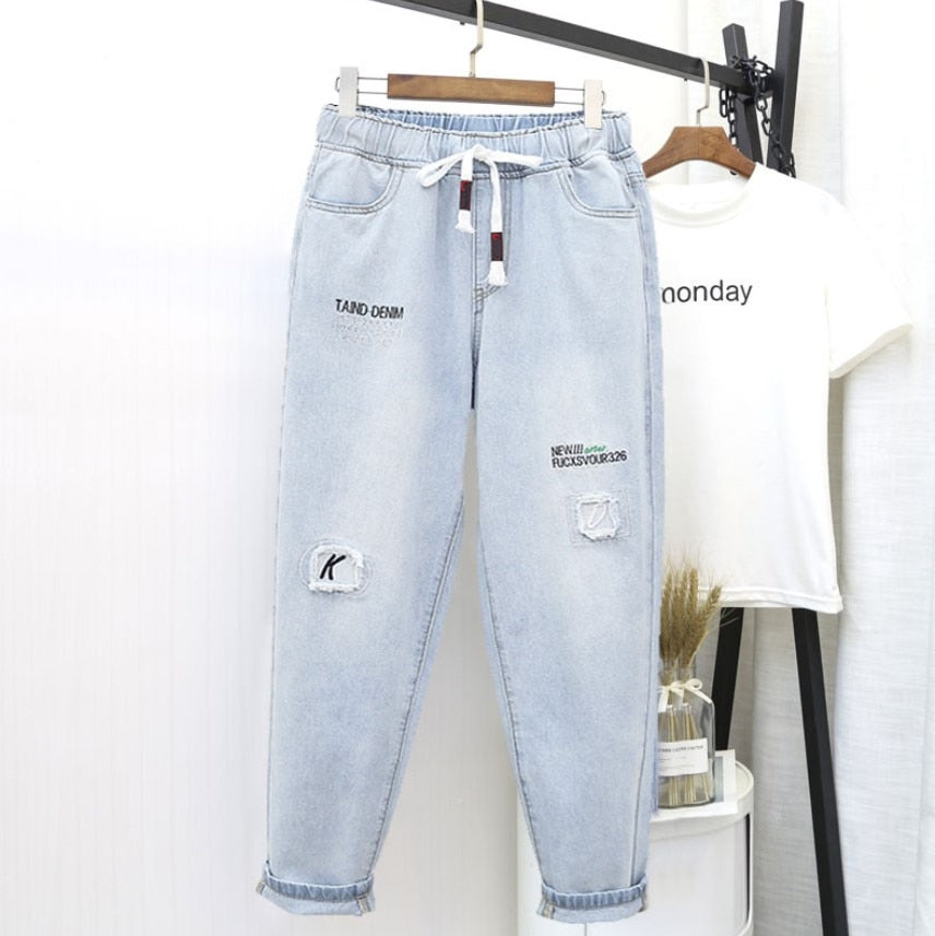 Large Size Mom Jeans