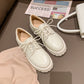 Genuine Leather New Spring British Style White Loafers