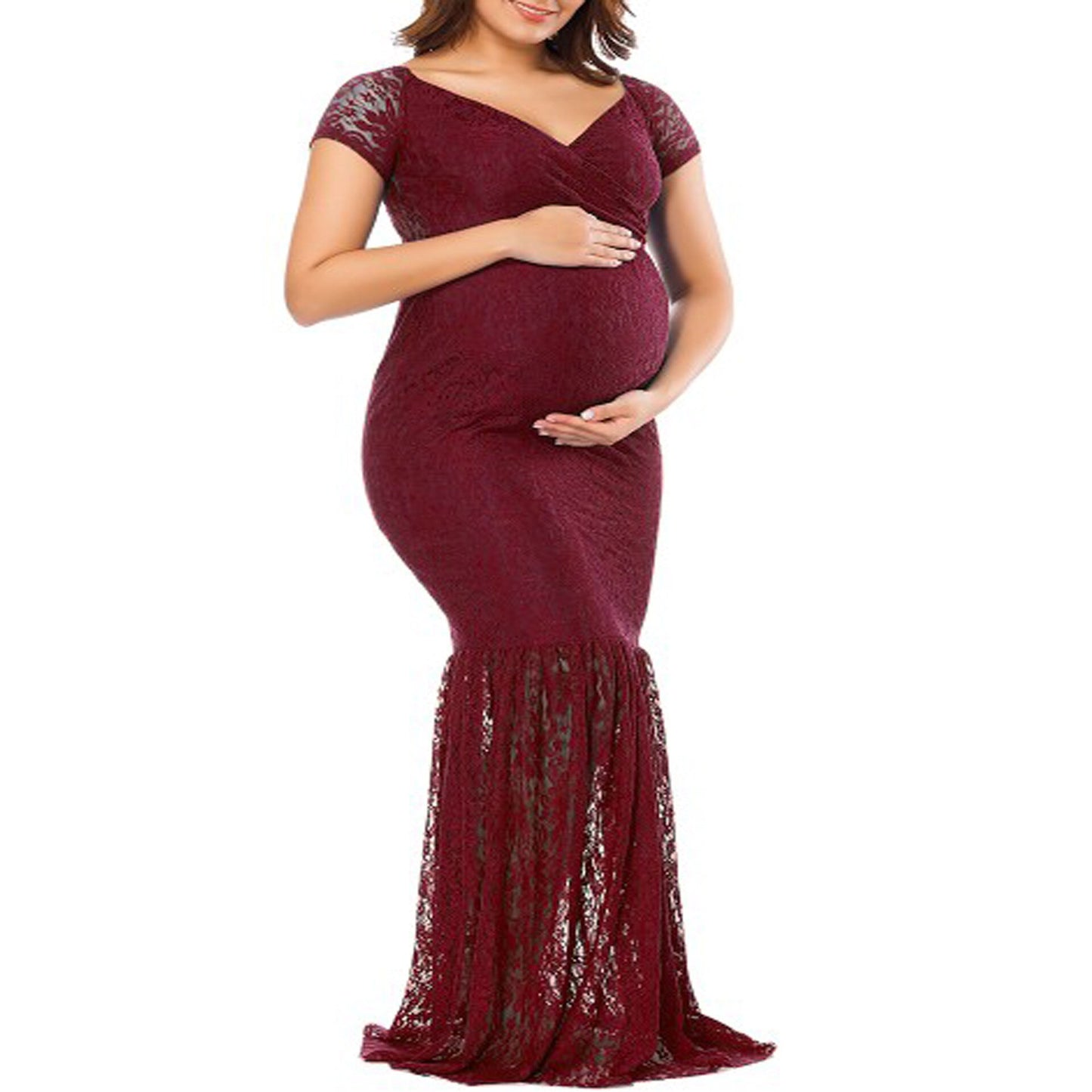 Maternity Lace Photo Shoot Dresses