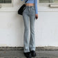 Fall Summer Solid Color Flared Jeans