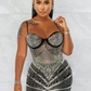 Beautiful Off Shoulder Sequins Bodycon Party Dress