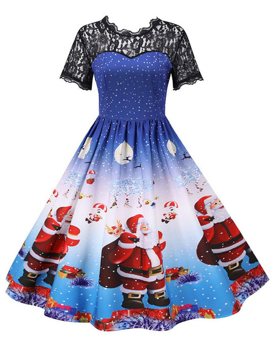 2022 Lace Christmas Dress