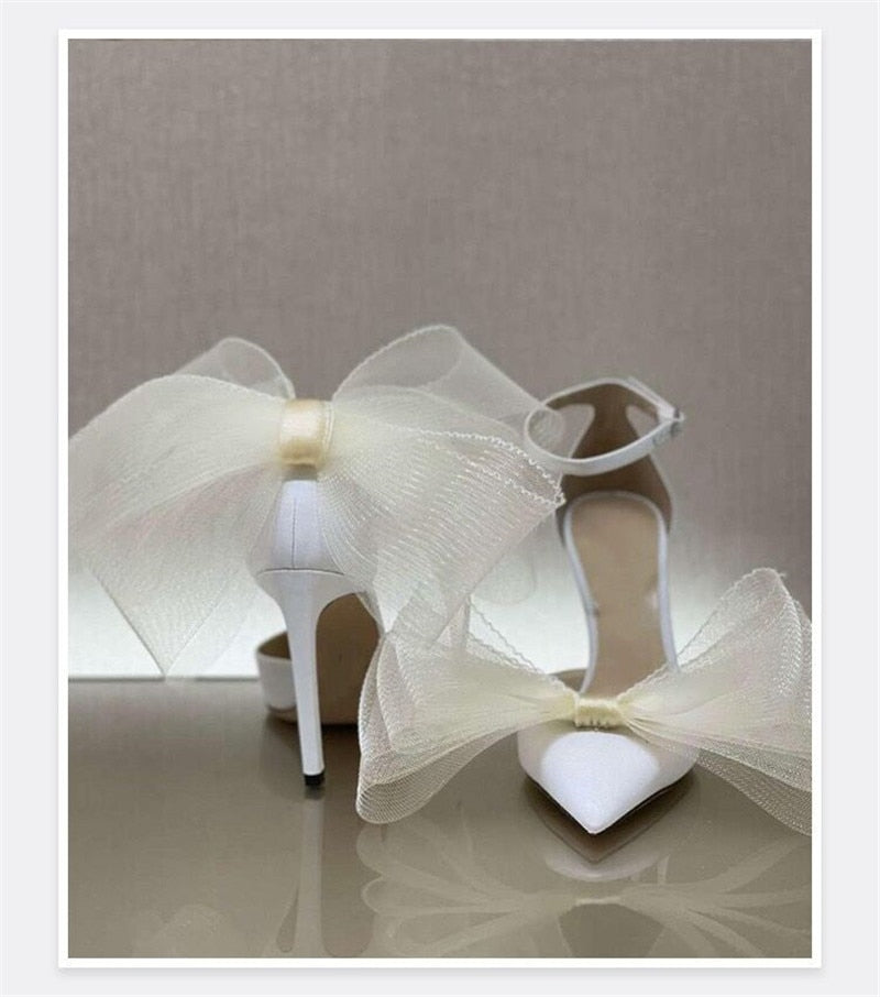 Big Butterfly-Knot Glamorous Party High Heels