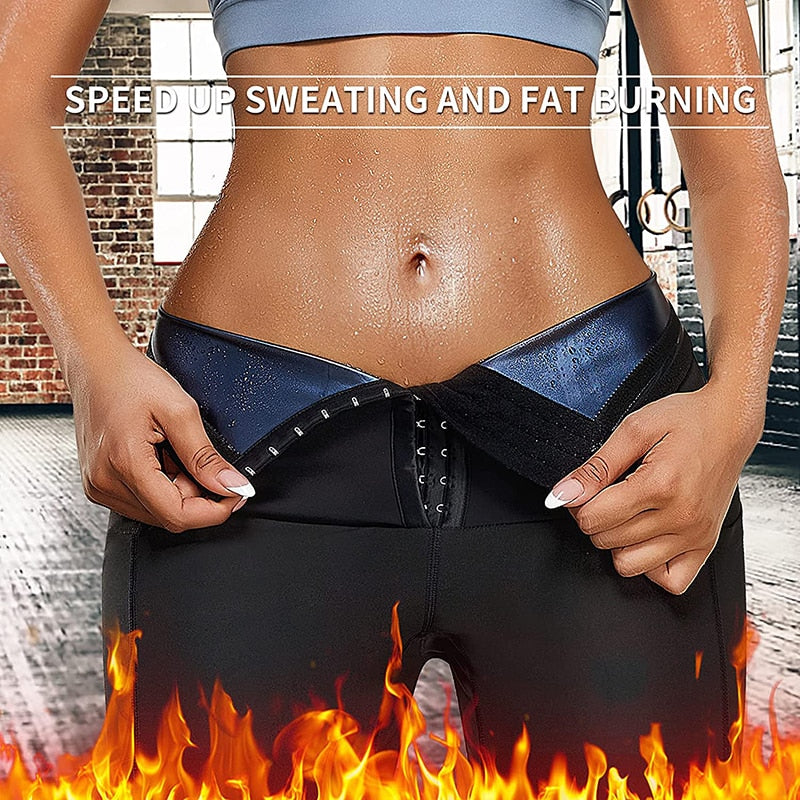 Women Sweat Sauna Shorts Pants